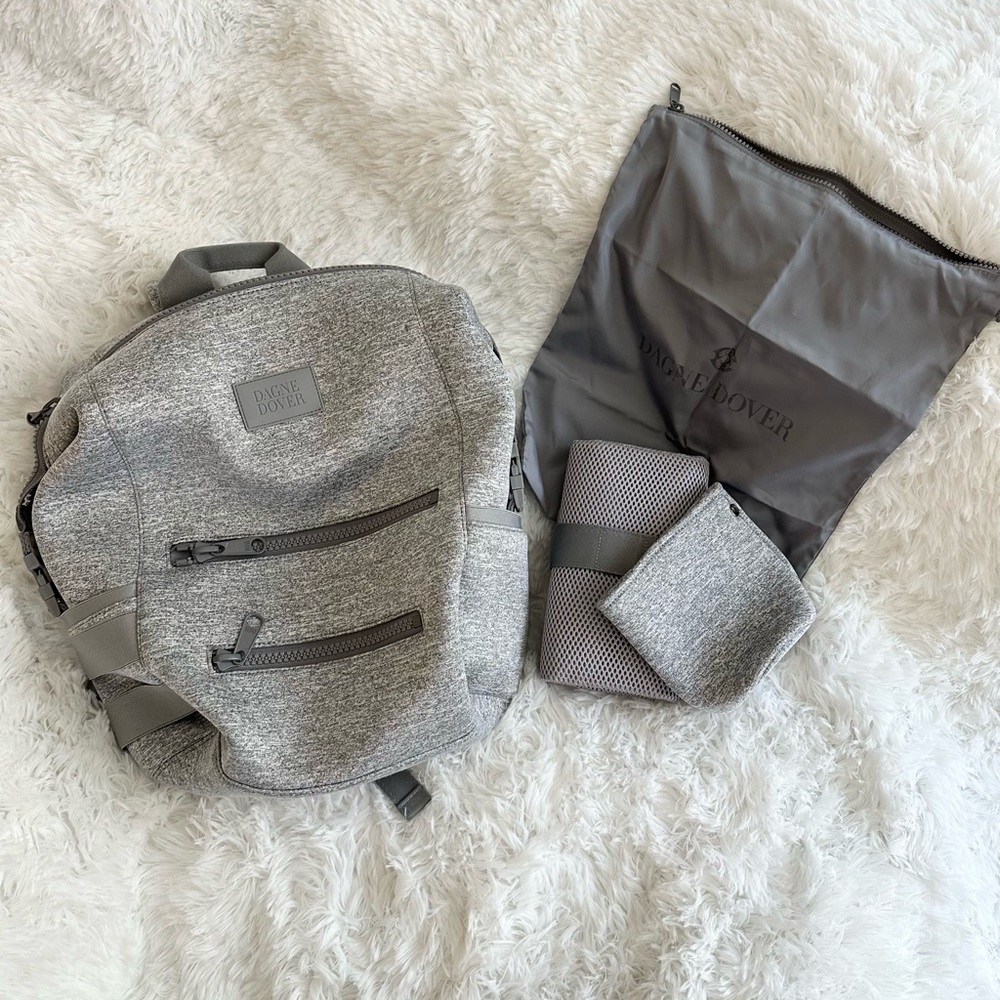 Dagne Dover Diaper Backpack Large Gray
